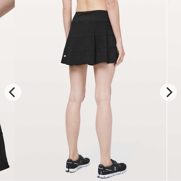 lululemon athletica Pants - Lululemon Pace Rival Skirt 4-way Stretch 15" Black (Second Release) 12 tall